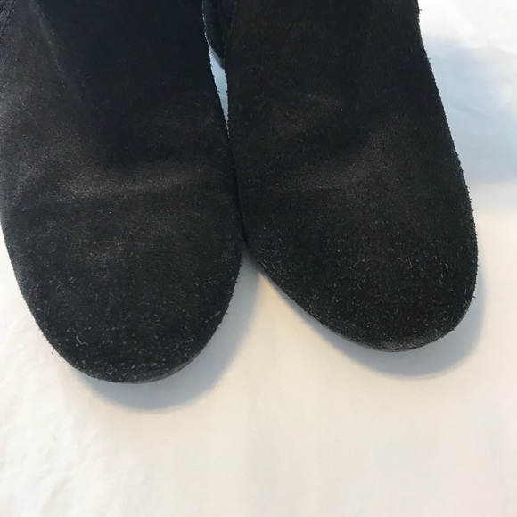 H&M Fringe Black Suede Booties, 37 - Picture 4 of 6